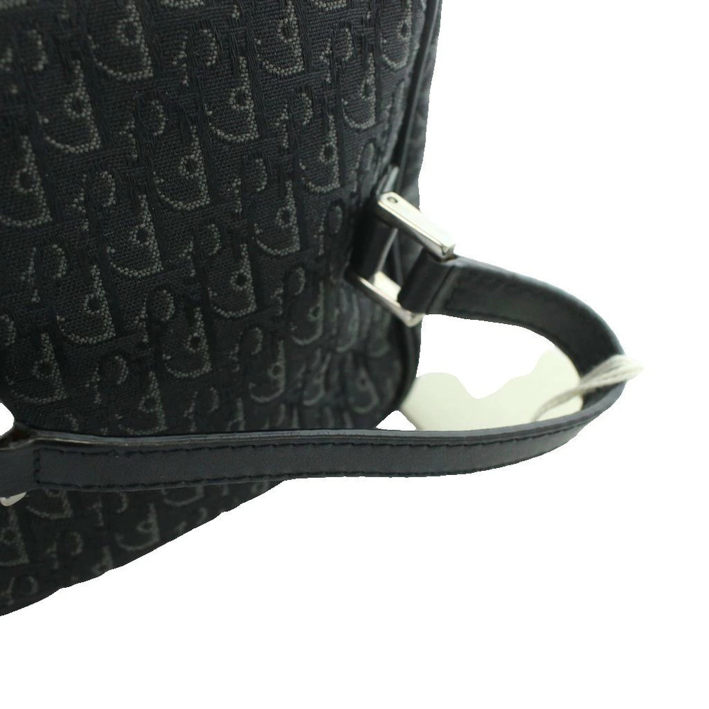 Christian Dior Pouch Clutch Vanity Case Accessory Canvas Trotter Black - Picture 4 of 7